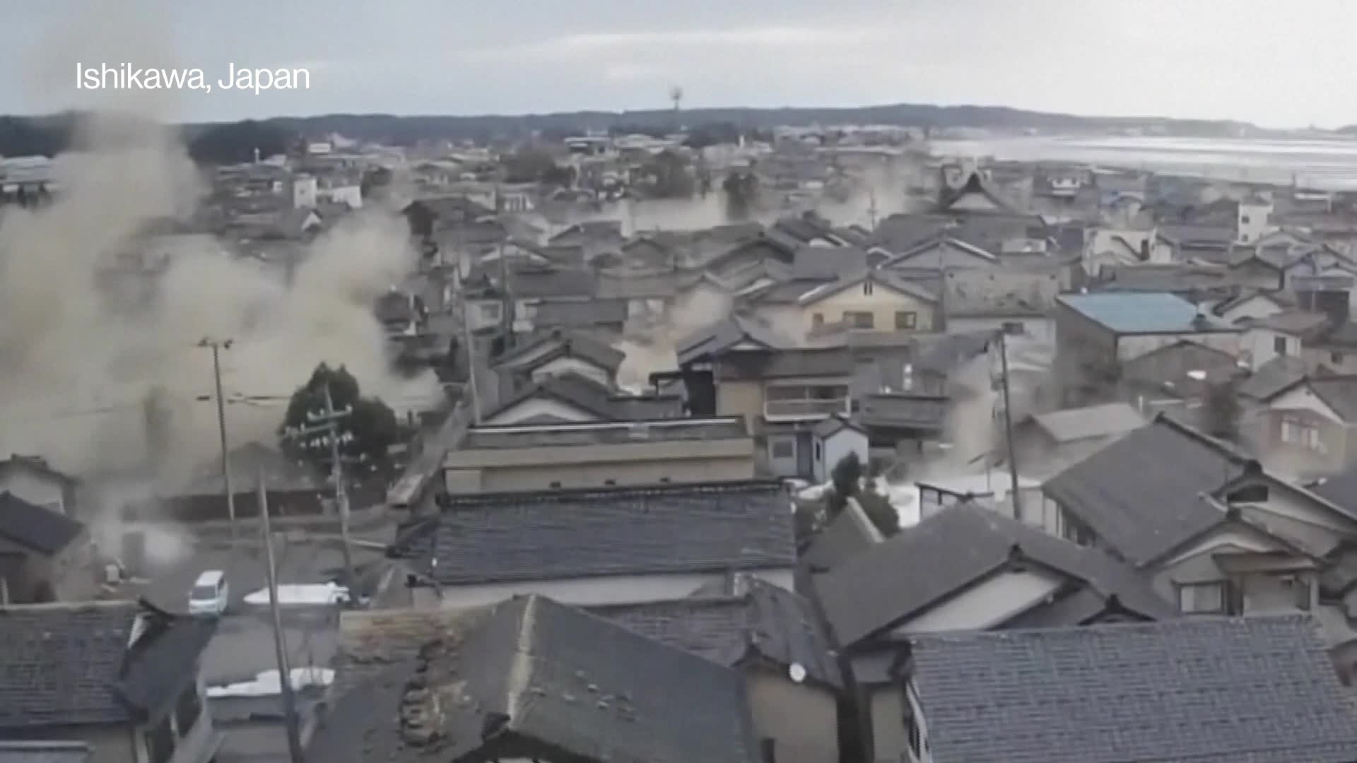WATCH: A magnitude 7.6 earthquake hit off the Noto Peninsula on Japan's northwest coast on Monday.Source: NTV via APTN