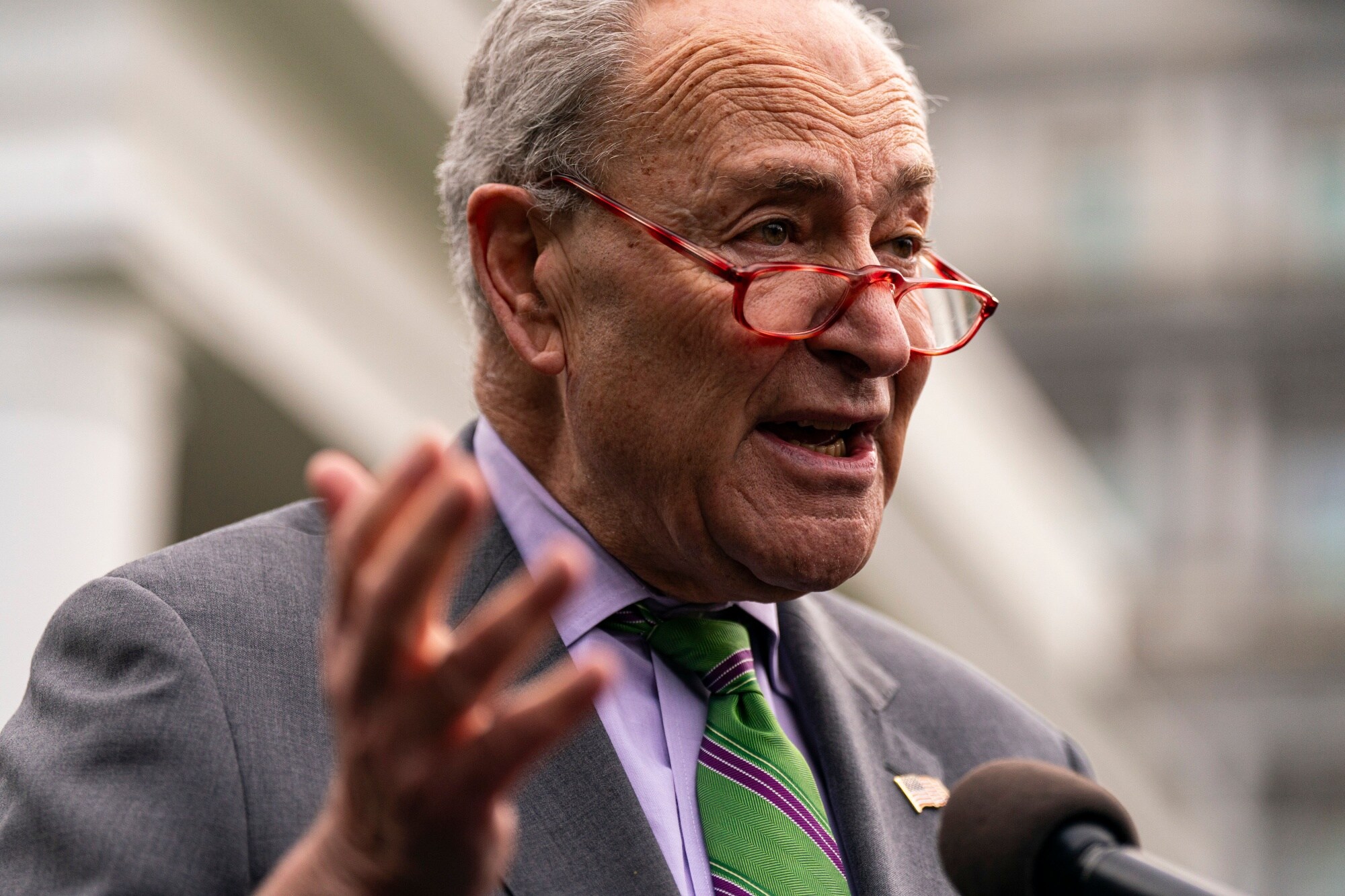 Chuck SchumerPhotographer: Al Drago/Bloomberg