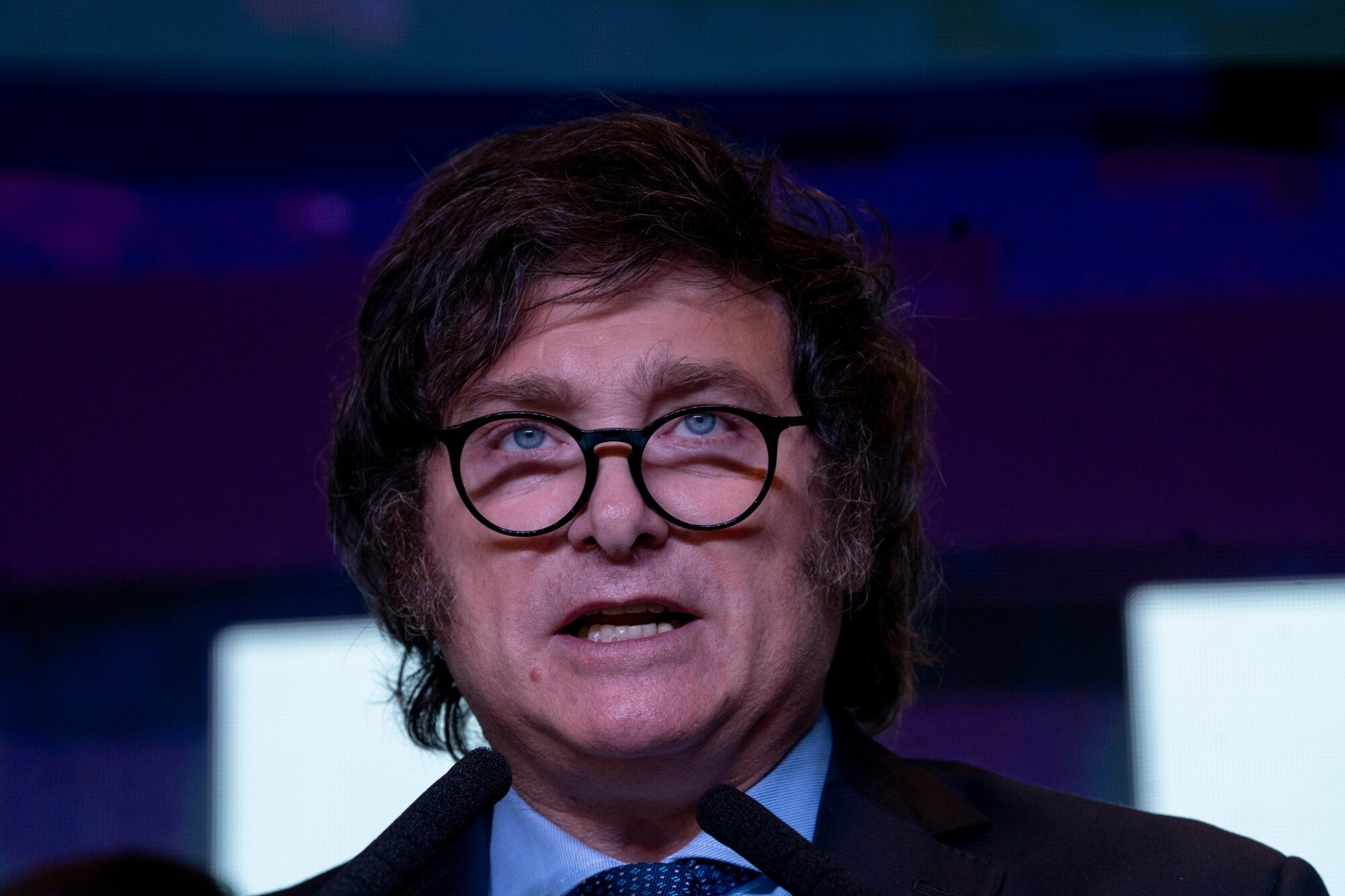 Javier MileiPhotographer: Anita Pouchard Serra/Bloomberg