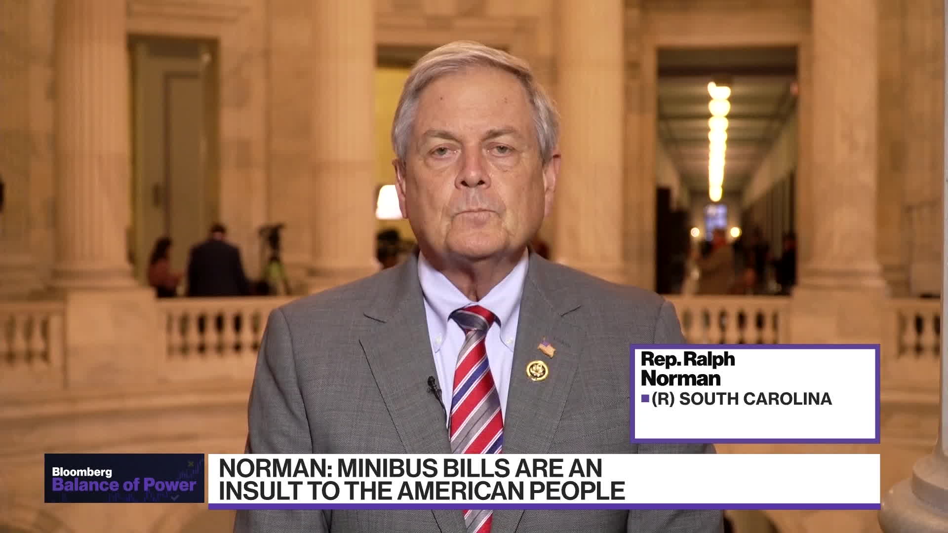 WATCH: (R) Representative of South Carolina, Ralph Norman, shares how he feels about lawmakers reaching a deal to avert a government shutdown.Source: Bloomberg