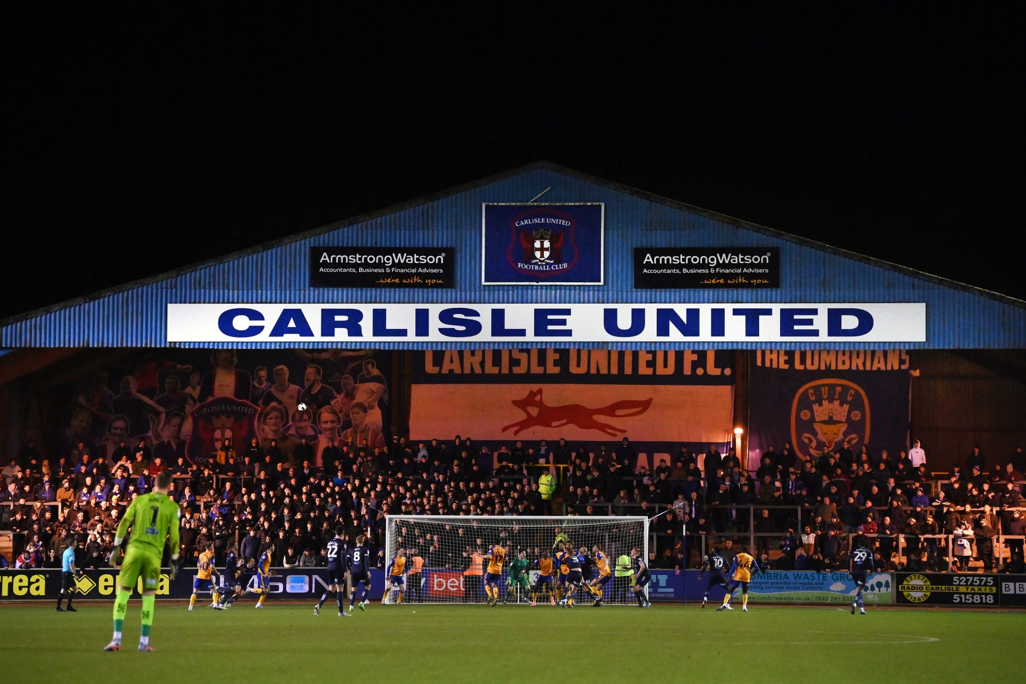 Carlisle United were promoted at the end of last season but are currently battling to stay in the third tier of English football. Photographer: Stu Forster/Getty Images Europe