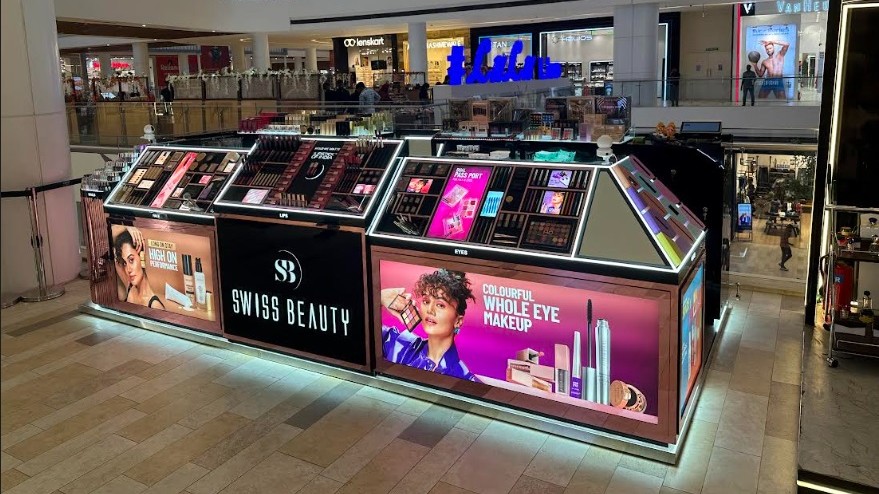 Swiss Beauty kiosk in Lulu Mall (Source: NDTV Profit)