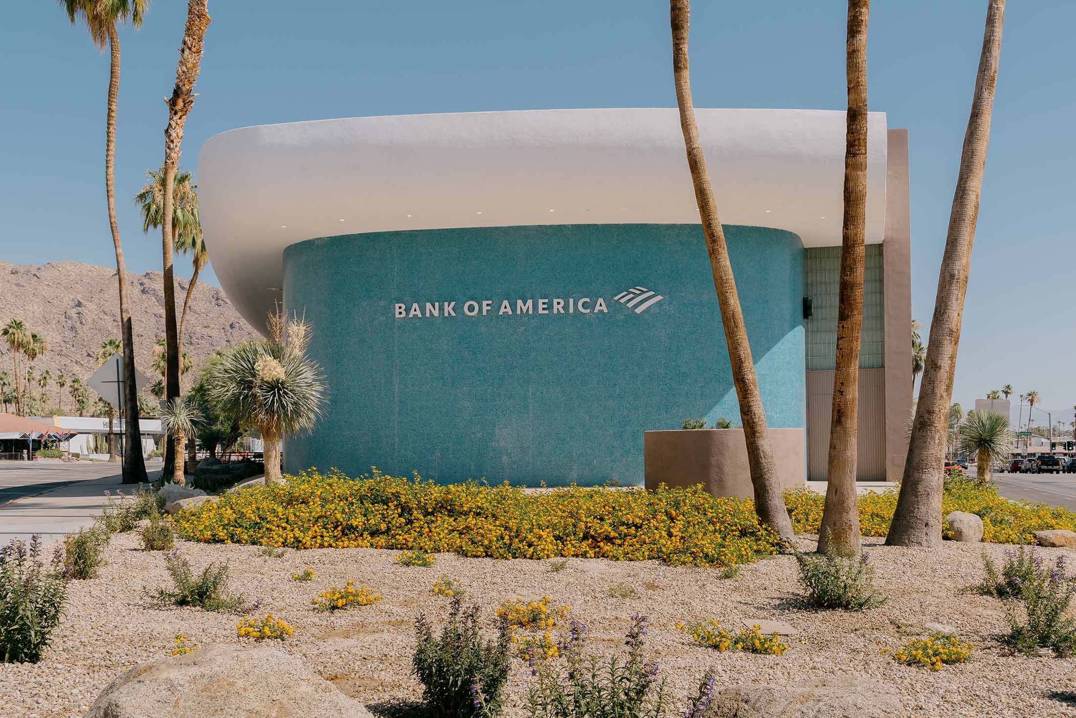 Bank of America branch in Palm Springs, Calif.Photographer: Philip Rodriquez for Bloomberg Businessweek