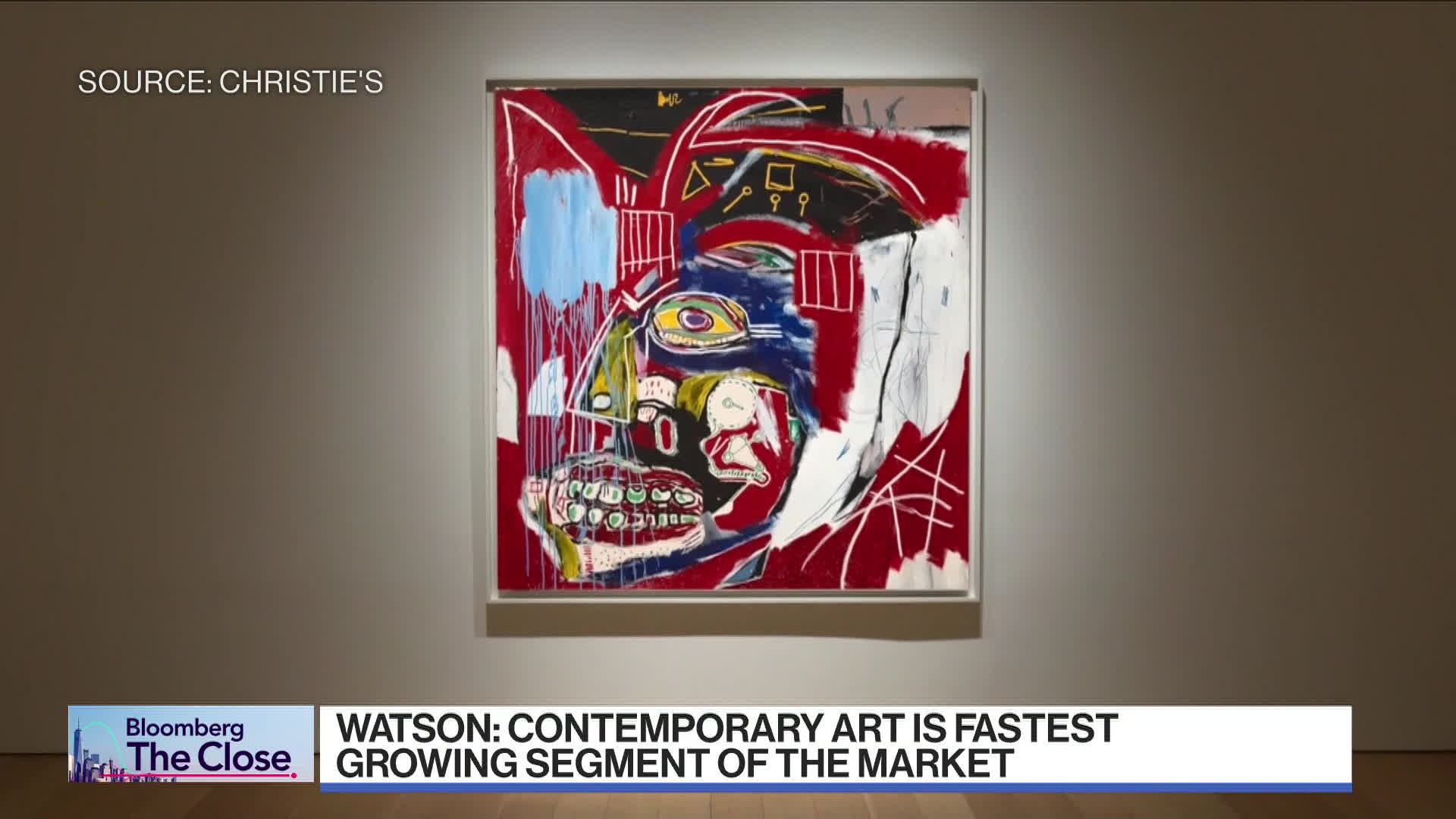 WATCH: Drew Watson, Bank of America's head of art services, says contemporary art is the fastest growing segment of the art market.Source: Bloomberg