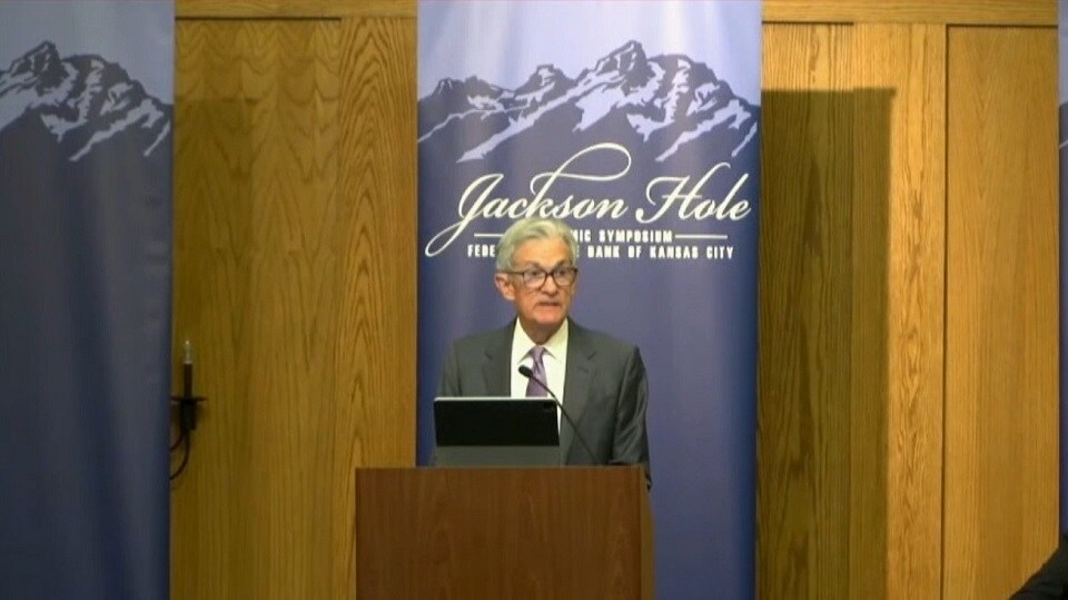 WATCH: “The direction of travel is clear, and the timing and pace of rate cuts will depend on incoming data, the evolving outlook and the balance of risks,” Jerome Powell said on Friday at Jackson Hole.Source: Bloomberg