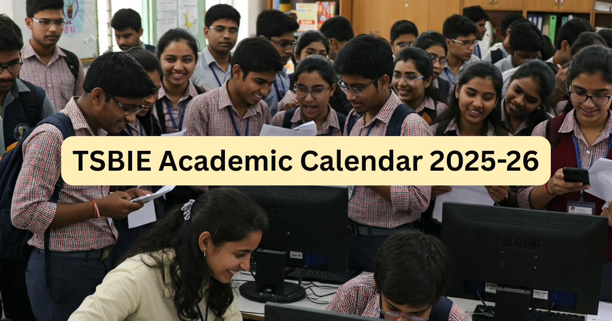 TSBIE Telangana Board Releases 2025-26 Academic Calendar: Check Schedule Here