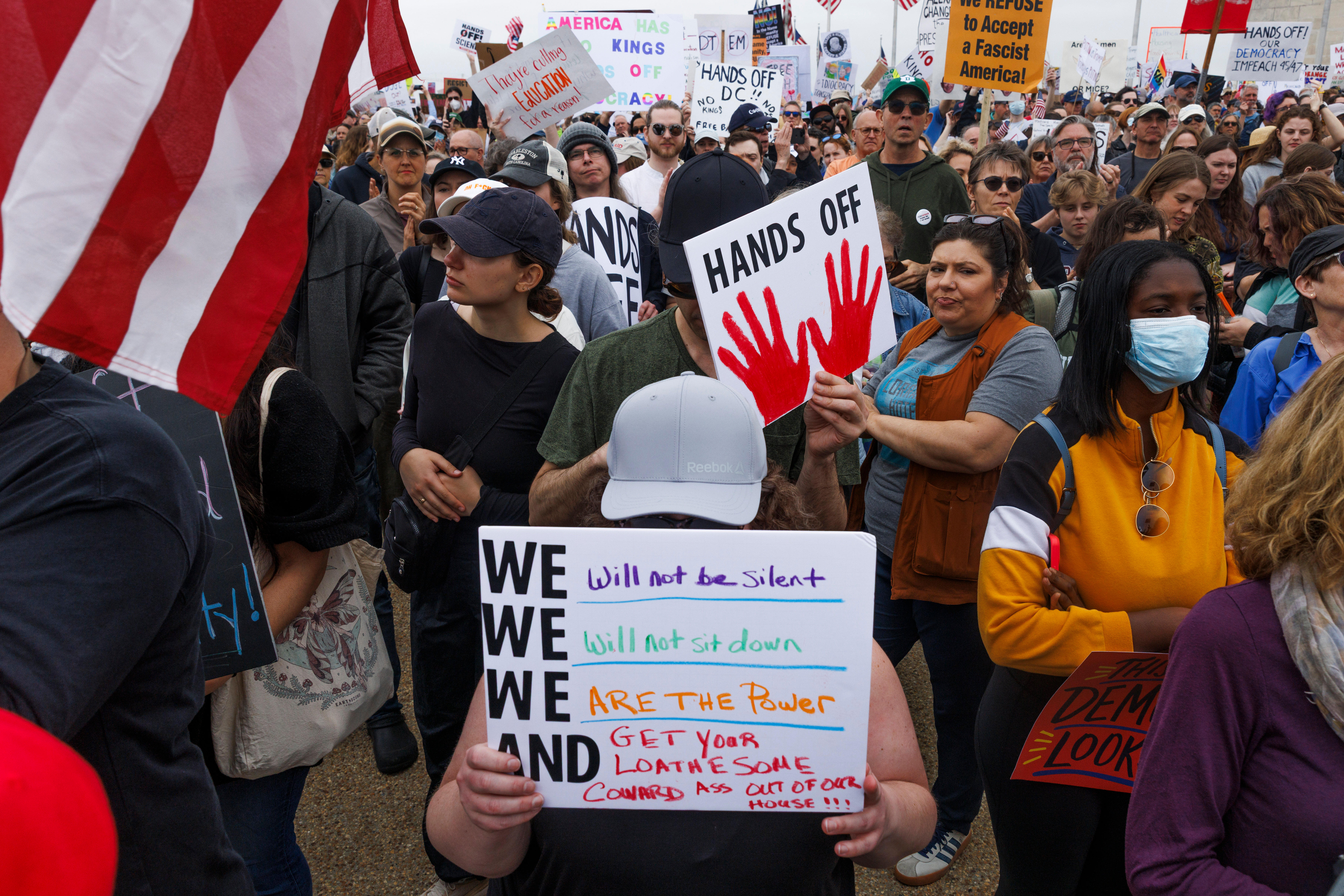 Protesters Assail Trump, Musk in Rallies Around US