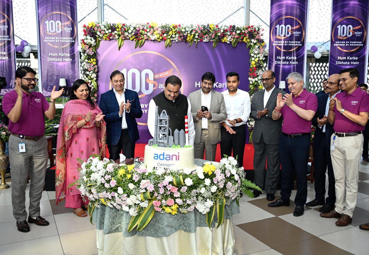 Gautam Adani Lauds Adani Cement For 100 Million Tonnes Capacity