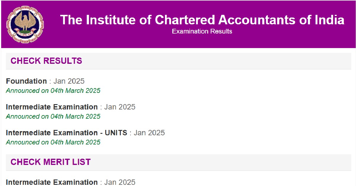 ICAI CA Final Result May 2025: Check Expected Date And Steps To Download Scorecard Online