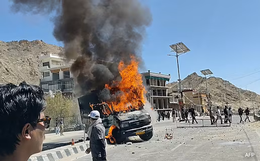 Ladakh Violence Updates: Four Killed, 70 Injured; Sonam Wangchuk Provoked Mob Says Centre
