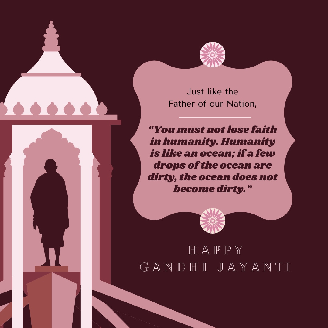 Happy Mahatma Gandhi Jayanti Images