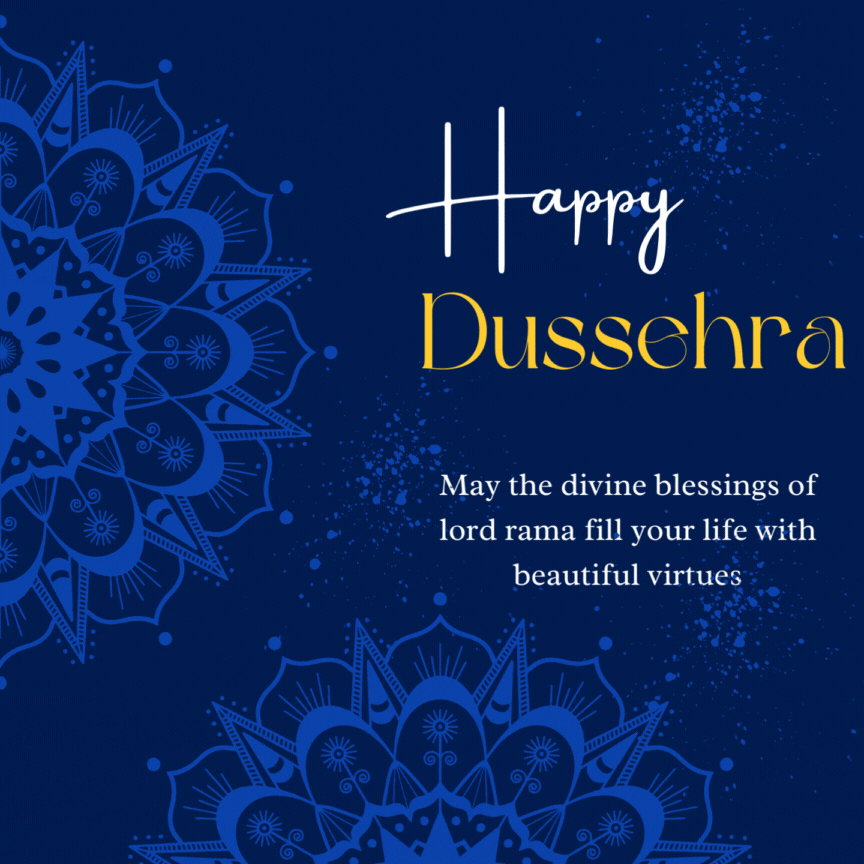 Happy Dussehra 2025 GIF
