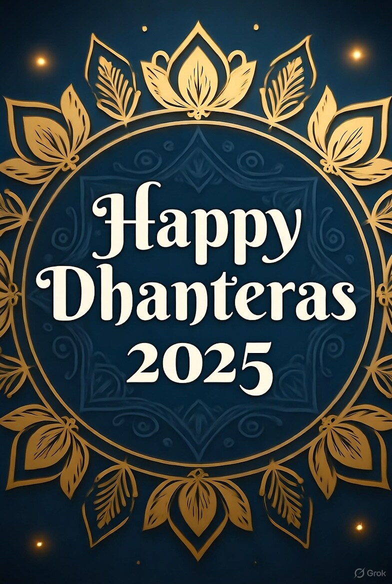 Happy Dhanteras 2025 Images