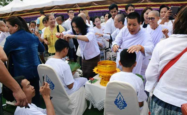 Thai Cave Boys Ordained As Buddhist Novices To Honor Dead Rescuer