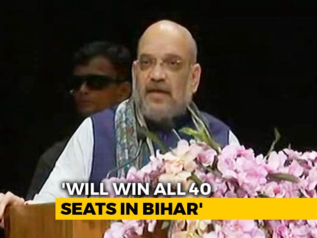 "Opponents, Stop Drooling, Nitish Kumar Is With Us": Amit Shah In Patna