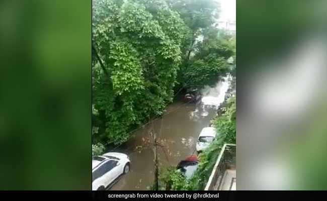 Heavy Rains Lead To Waterlogging, Traffic Woes In Delhi