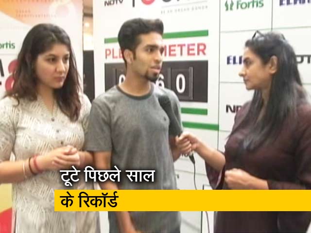 दिल्ली में 'मोर टू गिव' अभियान में टूटे पिछले साल के रिकॉर्ड