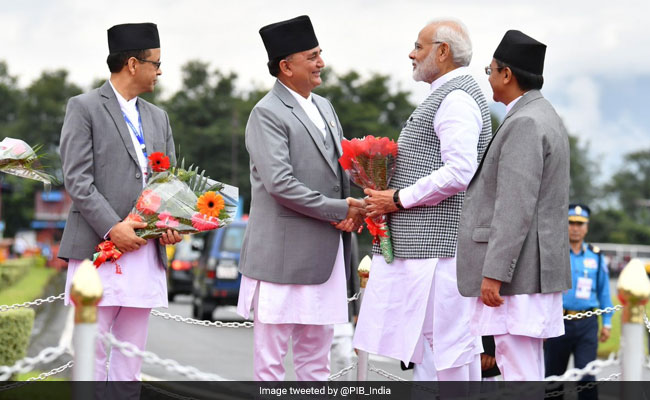 PM Modi Arrives In Nepal To Attend Regional Summit BIMSTEC