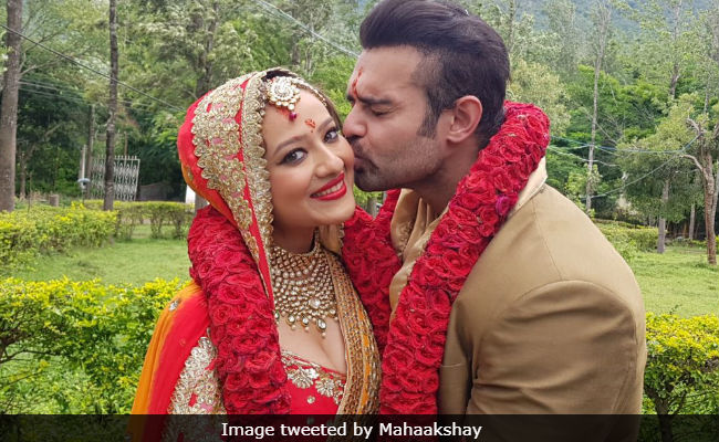 Mithun Chakraborty's Son Mahaakshay, Out On Anticipatory Bail, Marries Madalsa Sharma. See Pics