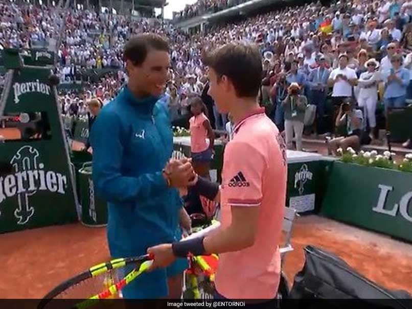 Watch: Rafael Nadal Makes Ball Boy's Day At Roland Garros
