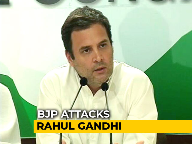 "Why Is Rahul Gandhi Silent On I-T Notice To Robert Vadra?", Asks BJP