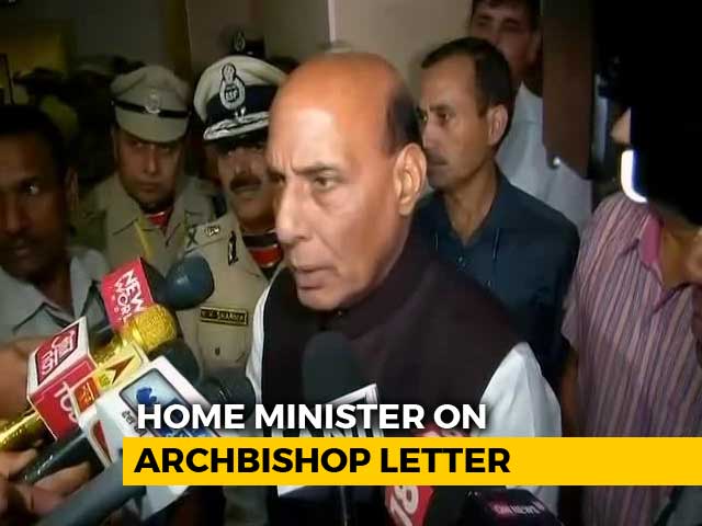 No Discrimination In India: Rajnath Singh After Delhi Archbishop's Letter