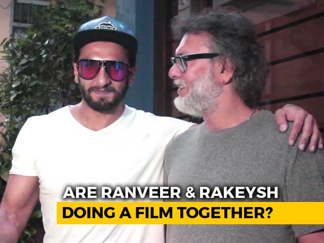 Ranveer Singh Spotted Outside Rakeysh Omprakash Mehra's Office