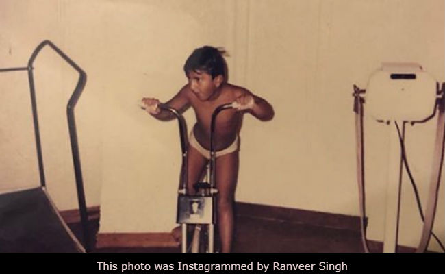 Little Ranveer Singh Hilariously Getting His Cardio Fix Will Make Your Monday Less Blue