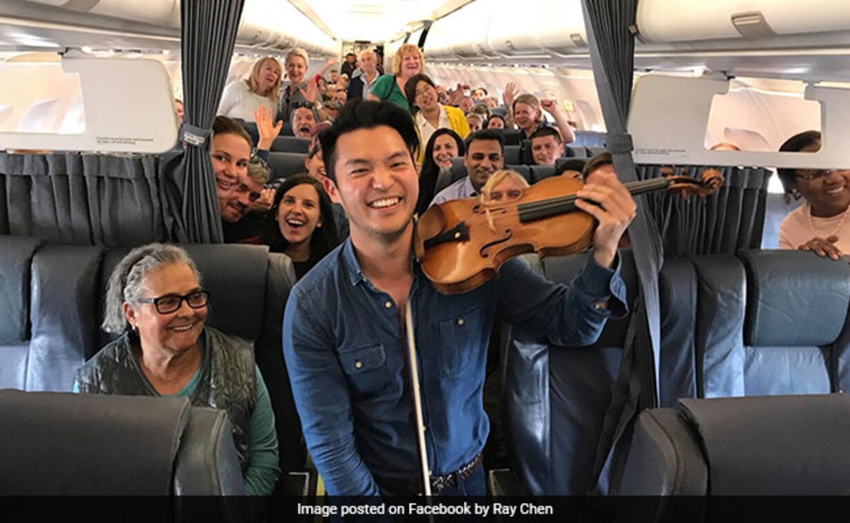 They Were Stranded On Runway In Portugal, Then World-Class Violinist Ray  Chen Began Playing