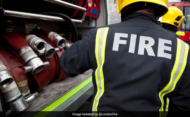Fire Breaks Out At Primary School In London's Dagenham