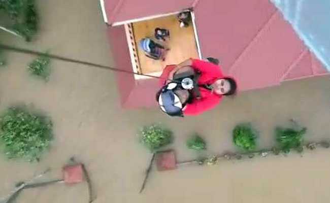 Watch: Precision Navy Op To Save Pregnant Kerala Woman, Partly Paralysed