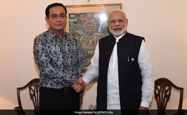 PM Modi Holds "Productive Talks" With Thai Prime Minister