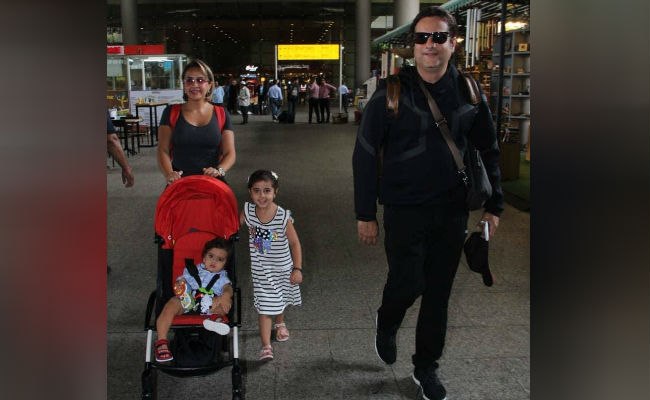 Fardeen Khan Spotted Again At The Airport, This Time With Family. Meet His Kids