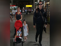 Fardeen Khan Spotted Again At The Airport, This Time With Family. Meet His Kids Fardeen Khan Spotted Again At The Airport, This Time With Family. Meet His Kids