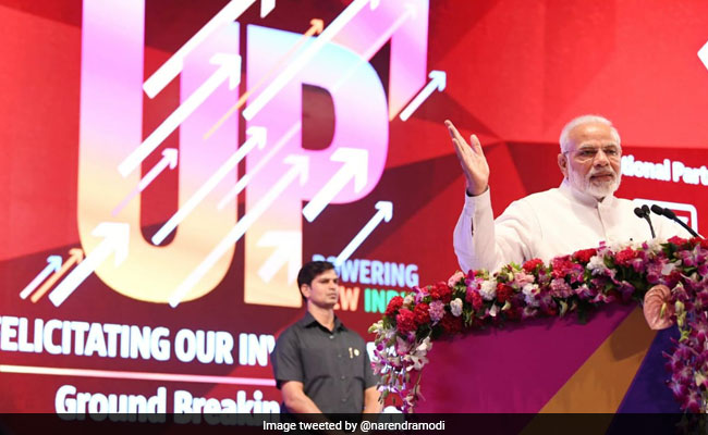 PM Modi Lays Foundation Of Mobile Open Exchange Zone At Noida