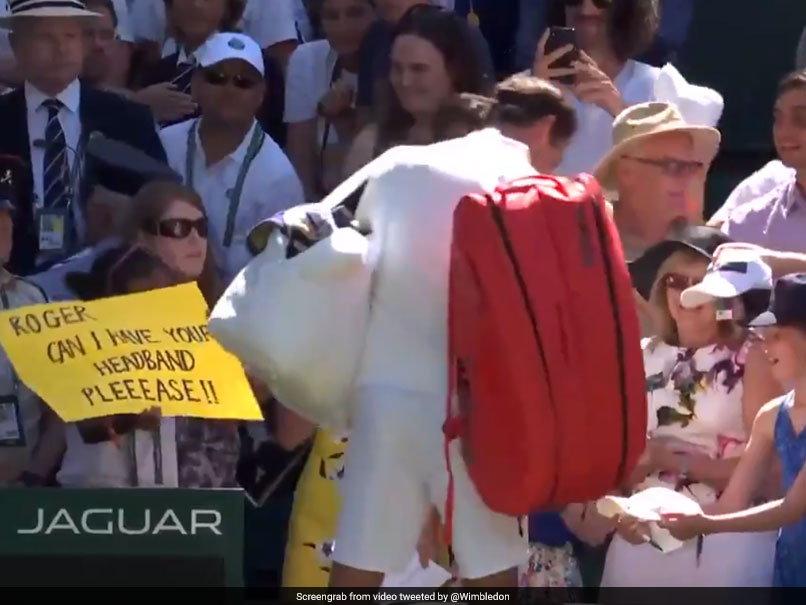 Wimbledon 2018: Watch Roger Federer Make A Brilliant Gesture Towards Indian-Origin Fan