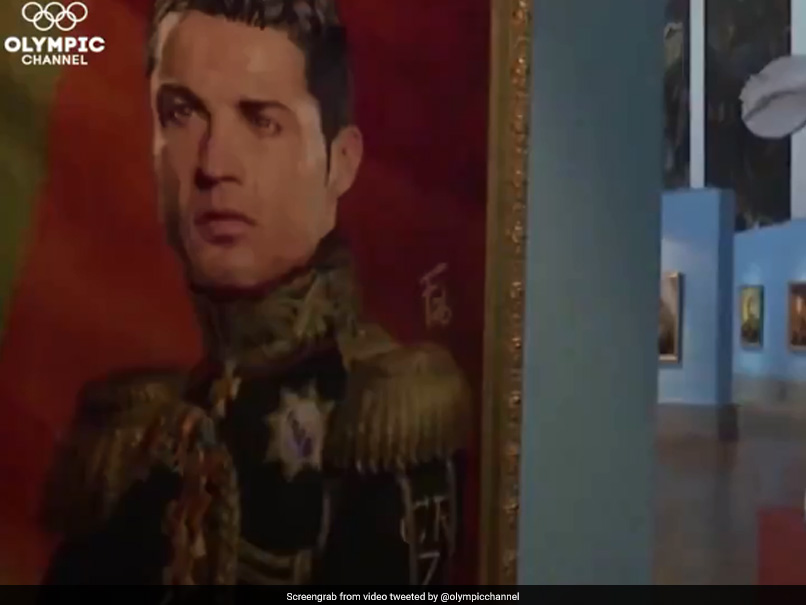 Watch: Cristiano Ronaldo, Lionel Messi 'Immortalised' As Paintings At Russian Academy Of Arts