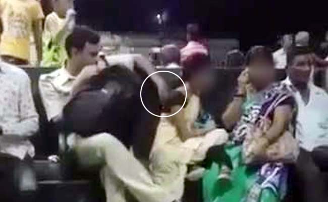 Caught On Video: Railway Cop Trying To Touch Woman At Station, Suspended