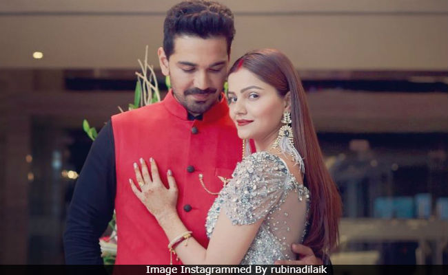 Rubina Dilaik And Abhinav Shukla Host Wedding Reception. See Pics