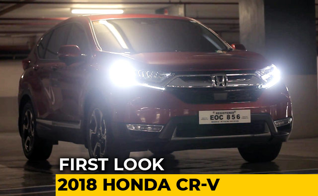 First Look 2018 Honda CR-V