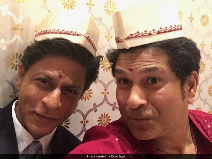 Sachin Tendulkar, Shah Rukh Khan In Tandem. See Pic