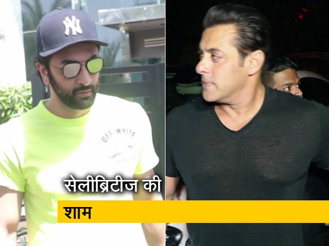 सलमान, रणबीर, वरुण की यूं रही शाम