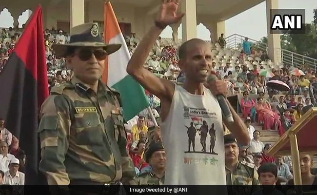India's 'Forrest Gump' Ran For 13,750 Km, Felicitated At Wagah Border