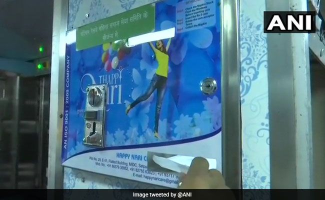 Train Through Naxal Area Is Second To Have Sanitary Pad Vending Machine