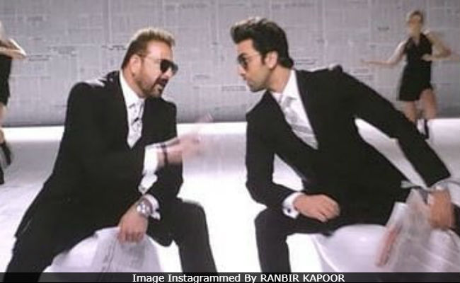 <i>Sanju</i>: This Pic Of Ranbir Kapoor And Sanjay Dutt From Film Is Viral