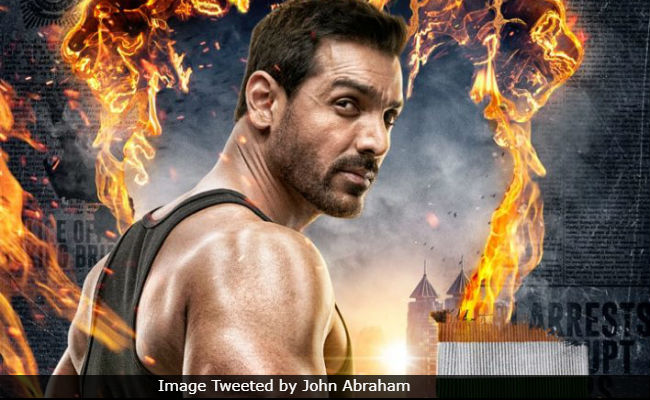 <I>Satyamev Jayate</I> First Poster: John Abraham Looks Fierce, Says This Independence Day, 'Justice Will Roar'
