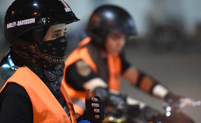 Saudi Women Rev Up Motorbikes As End To Driving Ban Nears