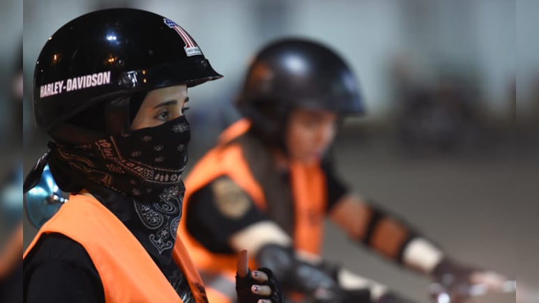 Woman Riding Motorbikes On Tehran Streets Latest Sign Of Societal Change