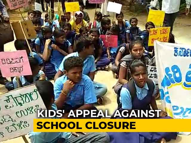 "Save Our School", Students Requested HD Kumaraswamy. He Obliged