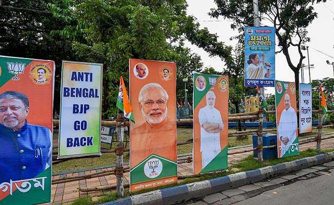 Ahead of Amit Shah Rally, 'BJP Go Back' Posters On Kolkata Streets